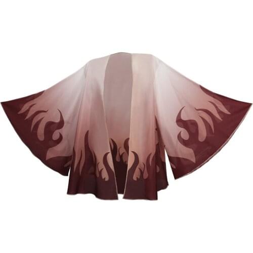 Anime Demon Slayer Rengoku Kyoujurou Cosplay Costume Cloak Halloween Carnival Suit