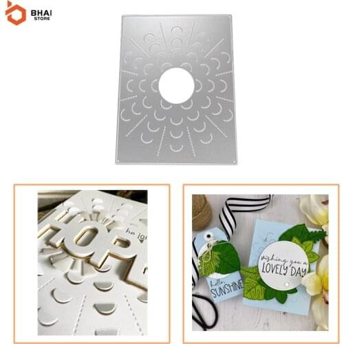 Sunlight Frame Metal Cutting Dies Cut Decoration Scrapbook Paper Card Embossing Decor Craft Mold New Arrival 2021