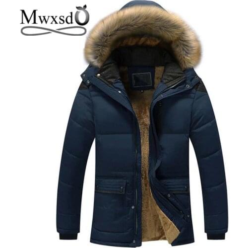 Mwxsd Men's Long Parkas
