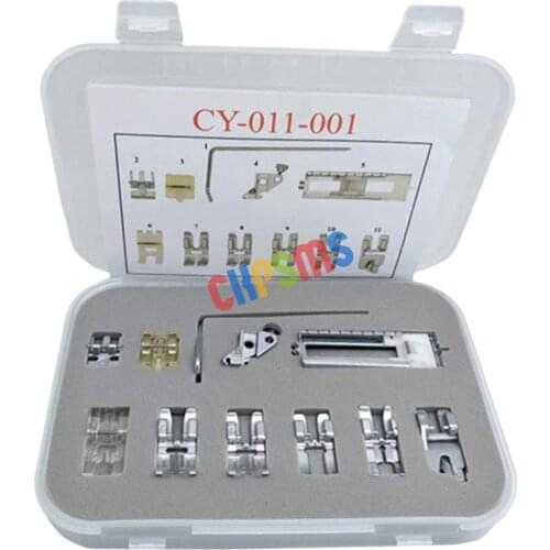 11PCS Snap On Presser Foot Pfaff 1147,1150,1151,1171,1469 with IDT #CY-011-001 made in Taiwan