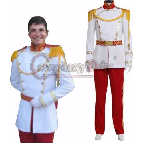 New Arrival Custom Made Prince Cosplay Costume England Prince Outfit Halloween Carnival Costume D0804