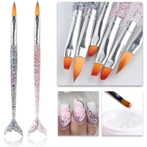 Professional Nail Art Brush Series UV Gel Polish Nails Lining Pen Nail Art Tool Crystal Nail Brush Nail Supplies Nail Art Tools