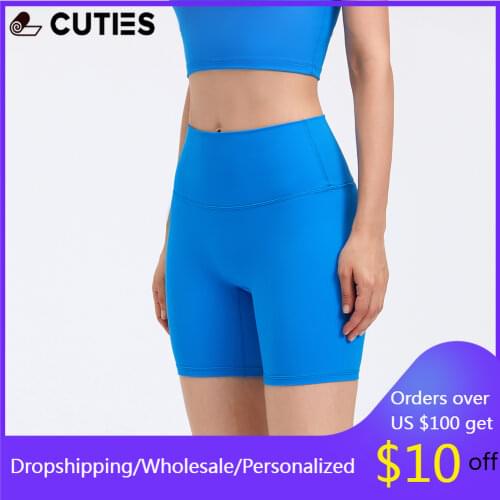 Workout Training Yoga Shorts Women High Waist Breathable Quick Dry Tights Fitness Gym Sport Pants Active Wear Femme Biker Shorts