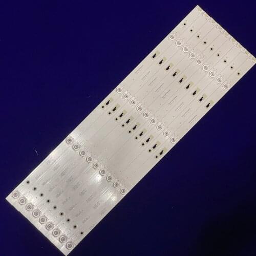 9pcs/set LED backlight strip For Thomson T55FSM5040 55D1800 55HR332M04A1 V8 4C-LB550T-HR7 le4ra2r0 3732706293c17301440