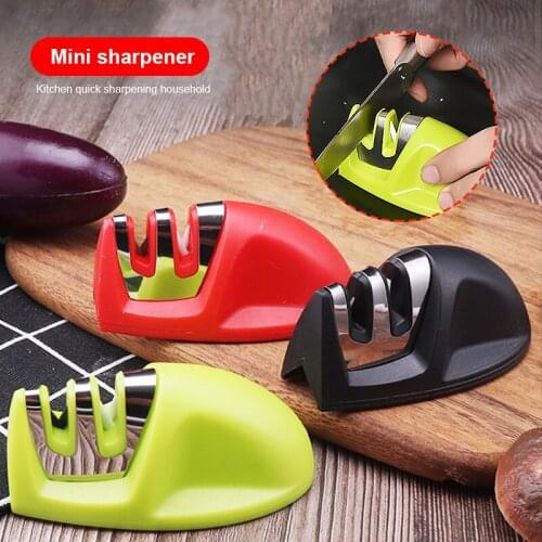 Knife Sharpener 2 Stages Professional Kitchen Sharpening Stone Grinder knives Whetstone Ceramic Sharpener Tool Kitchen tools