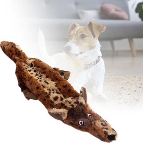 Corduroy Rabbit Wolf Animal Bite Resistant Plush Dog Sounder Toy Puppy Pet Supply Teddy Bite Resistant And Durable Toy