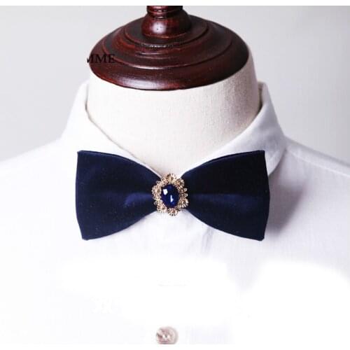 High Quality Diamond Bowtie For Men Accessories Luxurious Bow Tie Great For Party Formal Commercial Suit Wedding Ceremony Ties