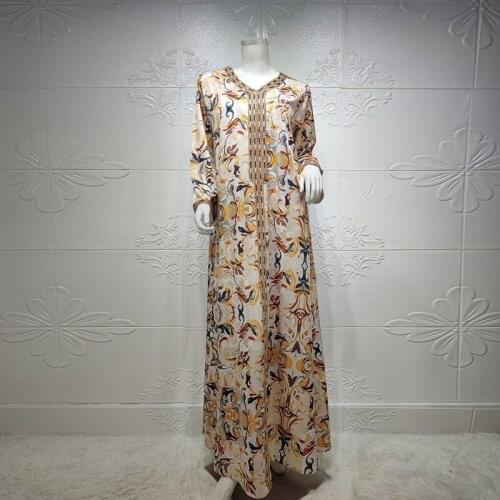 Kaftan Abaya Dubai Turkey Islam Muslim Hijab Long Dress Caftan Marocain African Dresses For Women Vestido De Mujer Robe Musulman