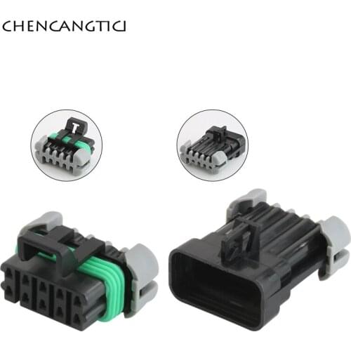 2Sets 10 Pin 12045808 12065425 Car Waterproof Wire Connector Female Male Headlights Sockets Automotive Sealed Diagnostics Plugs