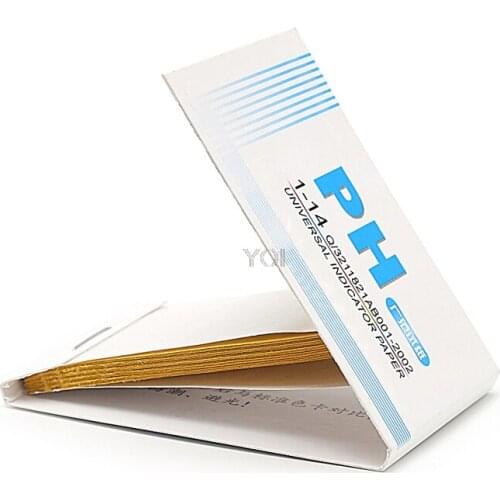 1x 80 Strips Full pH 1-14 Test Indicator Paper Litmus Testing Kit