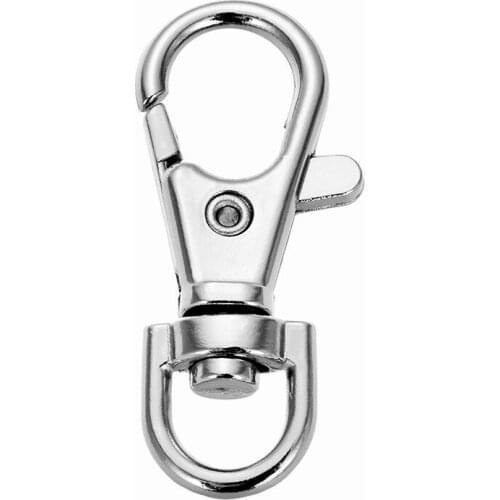 20Pcs Stainless Steel Portachiavi Swivel Lobster Clasps Hooks For Key Ring Key Chain Keychain Bag Charm Jewelry Making