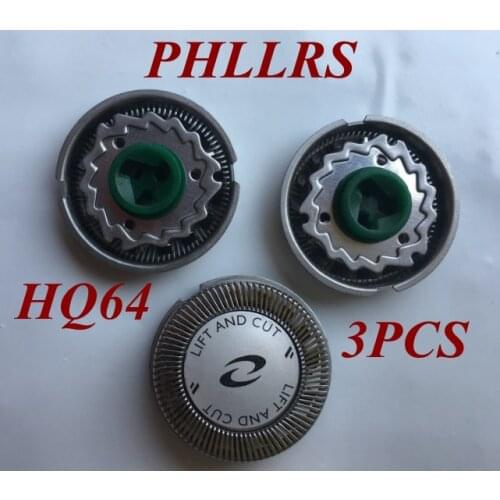 3pcs HQ64 Replacement Head razor blade for philips shaver HQ54 HQ6070 HQ6071 HQ6073 HQ7310 HQ7325 HQ7320 HQ7340 HQ7380