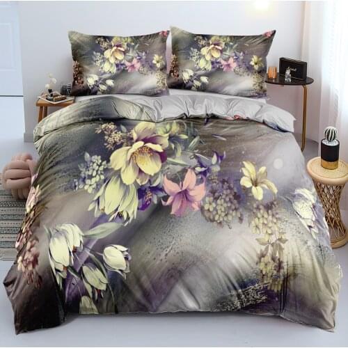 3D Custom Duvet Cover Sets Bedding Set Comforter Covers and Pillow Cases 140*210 230*230 265*230 180*210 Flower Bed Linens