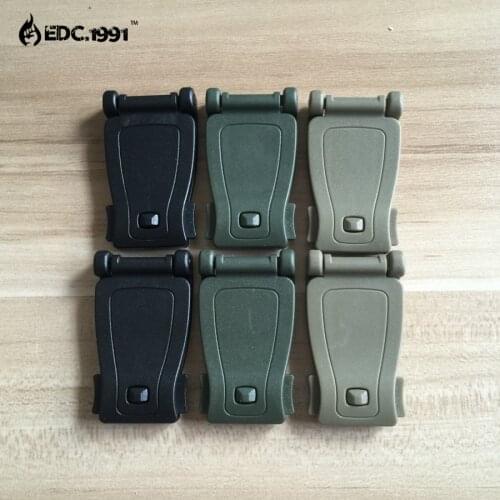 6pcs Strong Clip Buckles Molle System Bag Backpack Connecter Kits Camping Hiking Mountain Climbing EDC Tools
