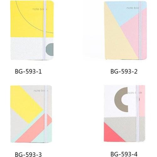 BG-593 Concise Fashion Bandage Vivid Color Portable Notepad (Random Color)