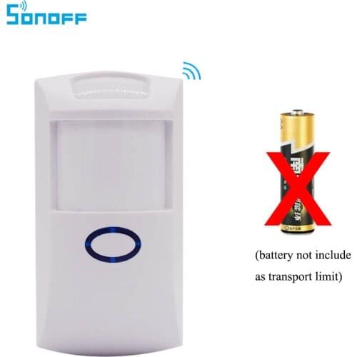 Sonoff PIR2 433Mhz RF PIR Motion Sensor Compatible with RF Bridge for Smart Home Alarm Security