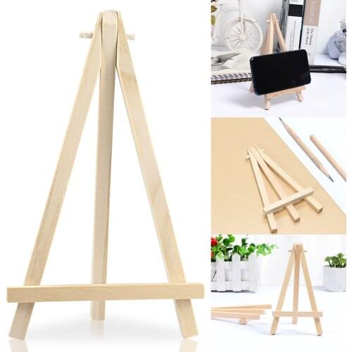 Wooden Easel Stand Desktop Table Card Meeting Small Mini Wedding Photo Tripod Display Name Card Holder Display Party Decoration