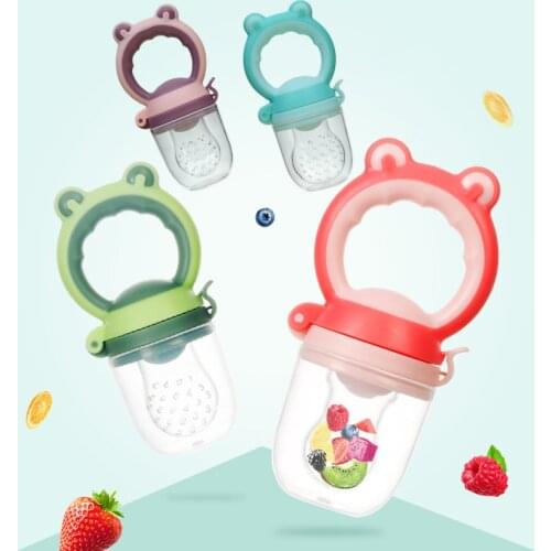 Frog Baby Fruit Vegetable Feeding Pacifier Infant Fresh Food Feeder Toddler Dummy Baby Feeding Pacifier Soother