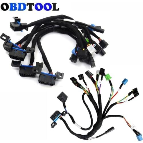 OBD Wire EIS/ELV Test Cables For Mercedes 8pcs/Set EIS ELV Maintenance Line Works With VVDI MB BGA & CGDI Prog MB Detection Key