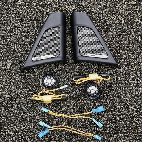 Car front door speaker For BMW F10 F11 series high quality audio trumpet tweeter cover head treble horn frame decoration trim