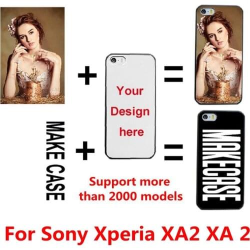 DIY Personalized custom photo name Customize printing your design picture cover case for Sony Xperia XA2 XA 2