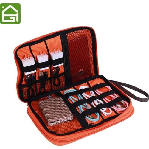 Travel Universal Cable Organizer Electronics Accessories Cases for Various Cellphone Charger and USB Cable