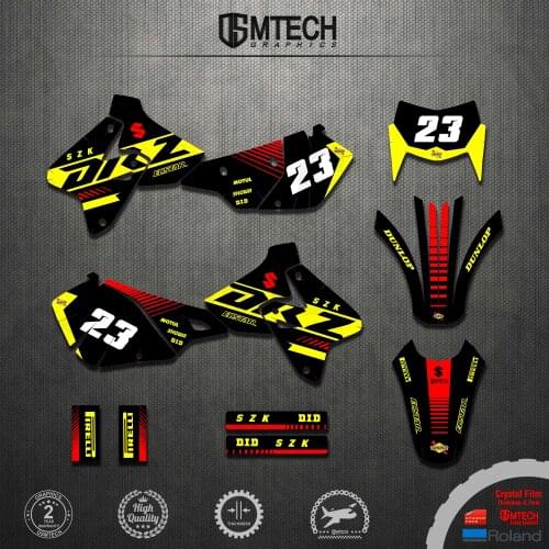 DSMTECH Graphics Decals Stickers Motorcycle Background Custom For SUZUKI DRZ400 SM S E DRZ 400 SM S E