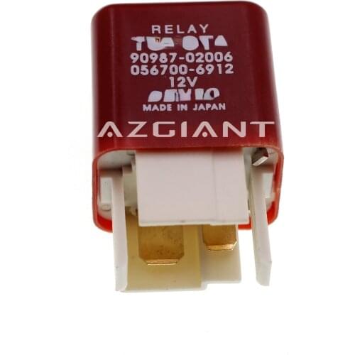 Electronic Fan, Oil Pump Light Modification High Power 5-pin Relay for Toyota 90987-04002