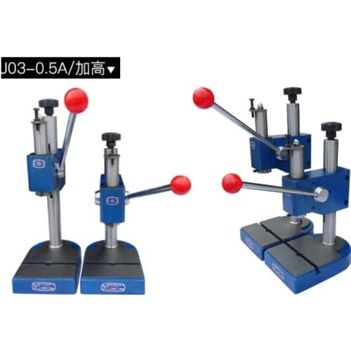 J03-0.5A precision manual press / hand pull punch,Maximum clamping height 140mm,Nominal pressure 5KN Manual Punching Machine