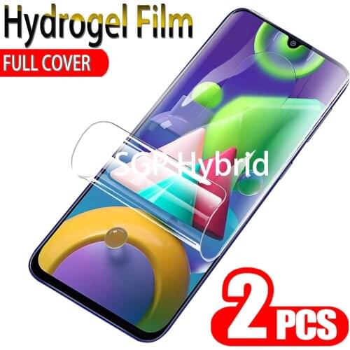 2PCS Hydrogel Film For Samsung Galaxy M21 SM-M215F Screen Protector Display Protective Film For samsung m21 m 21 m215f samsang