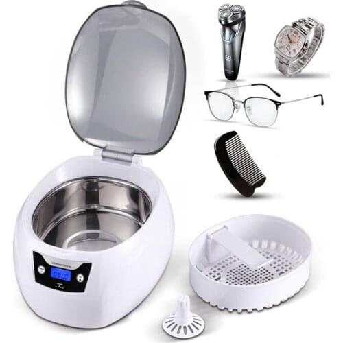 KM-900T Ultrasonic Cleaner 750ml Large Capacity Cleaning Machine Multifunctional Timing Cleaner For Glasses Jewelry Watch