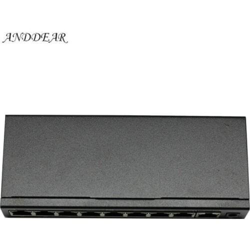 HY2 poe switch 8 port network switches Hub full-duplex & Half-duplex for ip camera Ieee802.3af/at 48V2A power adapter switch