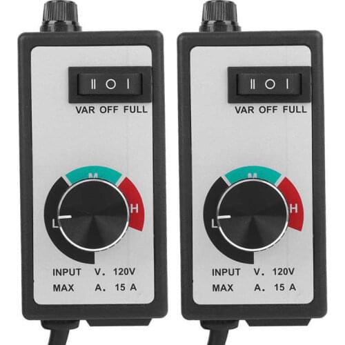 Household Power Tool Set Variable Fan Speed Controller 1800W for Hydroponic Inline Fan Exhaust US Plug 110V Practical