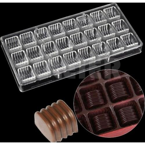 Kitchen accessories baking polycarbonate chocolate mold,Plastic Candy Mold Chocolate cake Decoration Patisserie mold