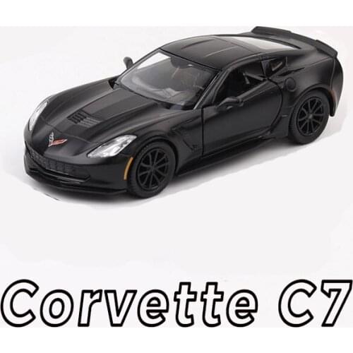 1:36 Scale Chevrolet Corvette C7 Metal Toy Alloy Car Diecast Toy Vehicles Car Model Miniature Model Car Children Toys