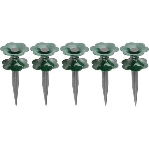 Hose Guide Spike For Garden Lawn Watering Water Pipe Simply Green Useful Gardening Supplies High-strength Brackets For Yard