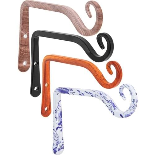 4/2/1 PC 5.67 inch Flower Pot Hanger Wall Hanging Rack Lamp Plant Flowerpot Hanger Bracket Storage Hook Shelf Home Garden Decor