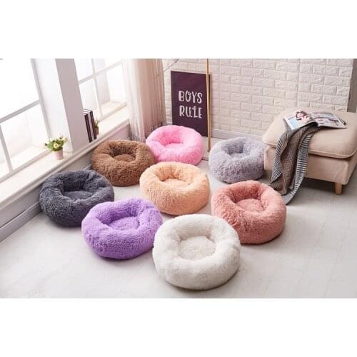 Plush Sofa Bed Calm Bed Pet Kennel Super Soft Fluffy Comfortable Large Dog / Cat House