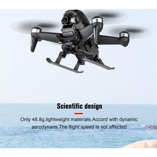 Suitable for DJI FPV Crossing machine special raised tripod landing gear, quick disassembly and assembly anti-fall buffer