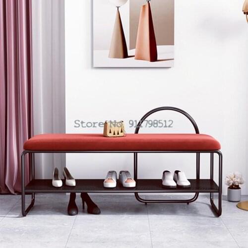Starter sofa stool door simple shoe chair Nordic household shoe rack shoe cabinet light luxury net red ins shoe replacement stoo