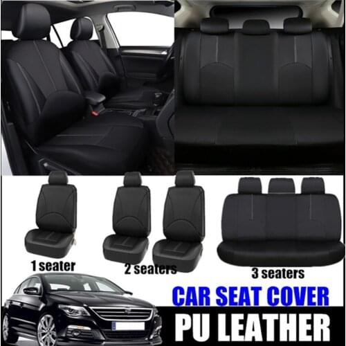 Universal Styling Full set pu leather faux leather Interior Accessories Automobile Protector Car Seat Cover