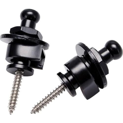 2pcs Guitar Strap Lock Pin Peg Buttons Skidproof Straplock Guitar Bass Parts Hot