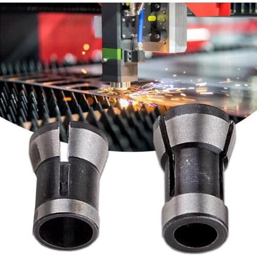6.35/8mm Trimmer Chuck Good Flexibility High Strength Adapter Carbon Steel Router Chuck for Engraving Trimming Machine