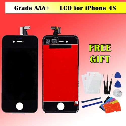 100% Tested AAAA Quality LCD For iPhone 4 4G Screen Replacement LCD Display Touch Screen Digitizer Best Pantalla A1332 A1349