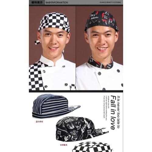 1 piece Chef hat Cooker bakers Cap restaurant waitress food service kitchen hat