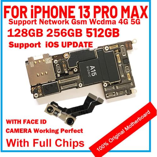 For iPhone 12 pro max Motherboard With / No Face ID Clean Original Replaced Main Board good Tested Facial Function LTE5G Support