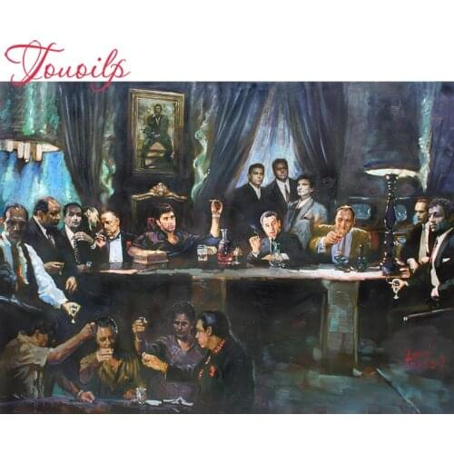 5D DIY Diamond Painting"Scarface Classic Movie"Al Pacino Full Diamond Embroidery,3d Cross Stitch,Mosaic,stickers,home decoration