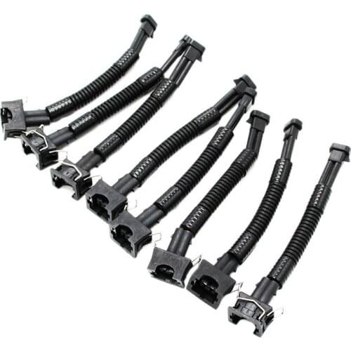 8Pcs LQ4 LQ9 4.8 5.3 6.0 to LS1 LS6 LT1 EV1 Fuel Injector Adapter Wire Harness for Cadillac Chevrolet GMC