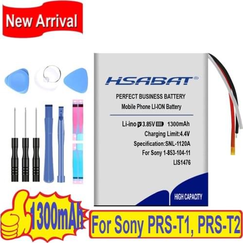 HSABAT 1300mAh Battery for Sony 1-853-104-11 LIS1476 LIS1476MHPPC(SY6) PRS-T1 PRS-T2 PRS-T3 PRS-T3E PRS-T3S