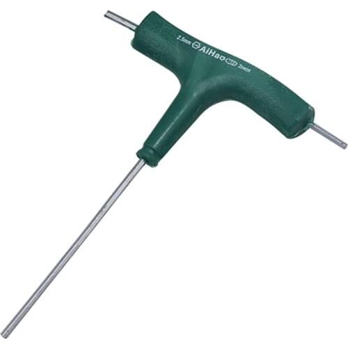 Car Chain Saw Hand Tool 2.5 / 2 8mm High Carbon Steel Allen Key T Internal Screw Hardware Hex Handle Wrench Repair Screwdriver